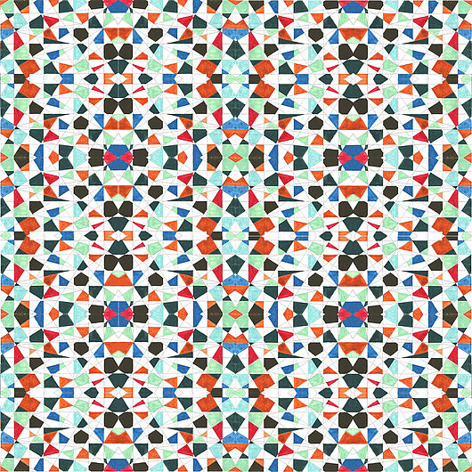 Desen V , 2014, Wasserfarbe, 40 x 40 cm