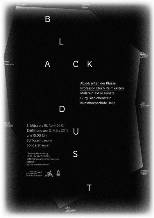Poster zur Ausstellung, 2012