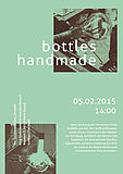 Plakat bottles handmade