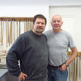 Christian Franke - neuer Werkstattleiter und Henning Wimmler unser Plaster Master der vergangenen 34 Jahre, Foto K/G Design