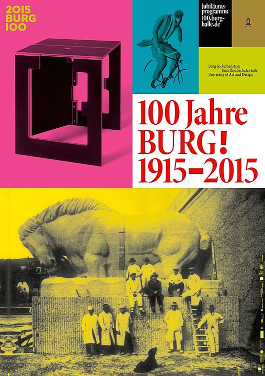 Plakat 100 Jahre BURG. 