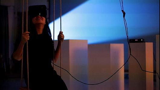 Swing – immersive VR-Installation | Christin Marczinzik & Thi Binh Minh Nguyen | Spektakel digital, Febr. 2015