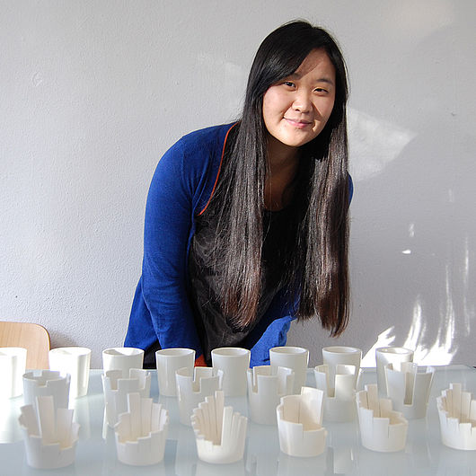 Haoni Wang, MA Studierende und Projektteilnehmerin. Foto Mückel