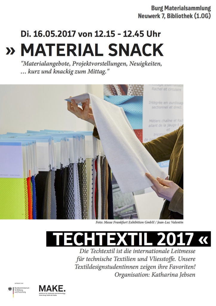 MATERIAL SNACK TECHTEXTIL 16-05-2017