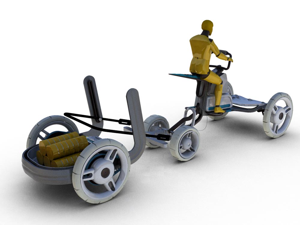 Fahrzeugstudie Christian Molnar, 2009ws, Projekt: Lecker Strom 