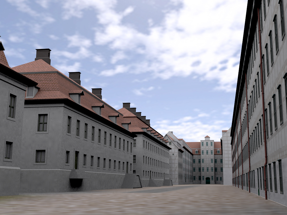 Fachprojekt 2007, Franckesche Stiftungen zu Halle, VR-Architekturvisualisierung