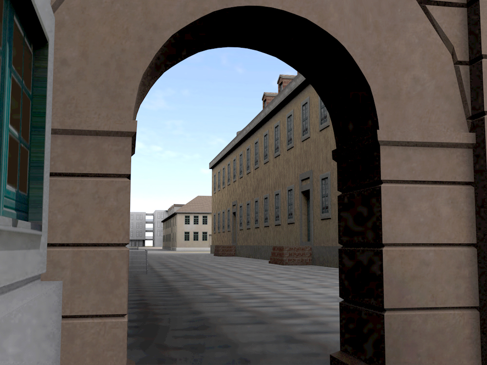 Multimedia|VR-Design, 2.Stj. 2007, Franckesche Stiftungen zu Halle, VR-Architekturvisualisierung