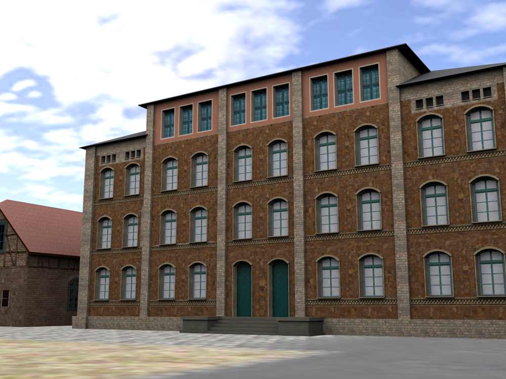 Multimedia|VR-Design, 2.Stj. 2007, Franckesche Stiftungen zu Halle, VR-Architekturvisualisierung