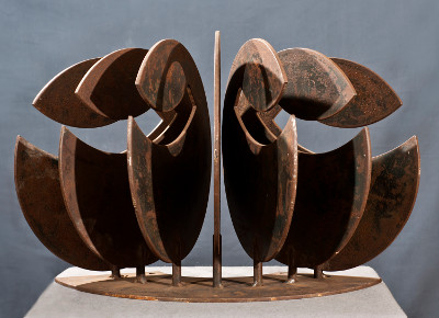 Jeannot Bewing: "Studie", 1988, Eisen, 31 x 50 x 15 cm