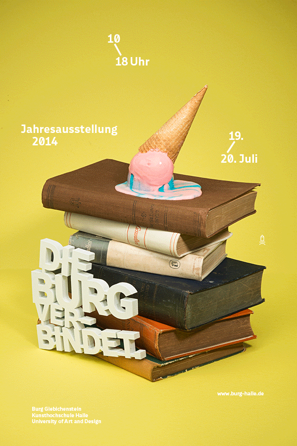 Bildmotiv zur Jahresausstellung der Burg Giebichenstein Kunsthochschule Halle 2014