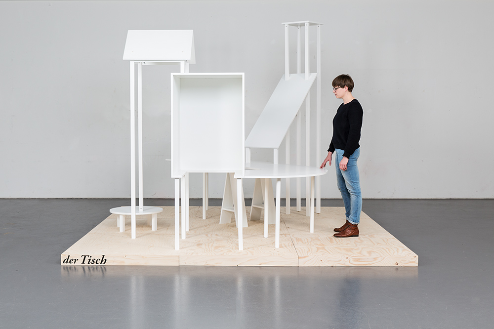 GiebichenStein für die beste Idee / das beste Konzept: „Die im Design ignorierten Dinge“ von Malte Westphalen, Masterabschlussarbeit im Industrial Design. Foto: Matthias Ritzmann