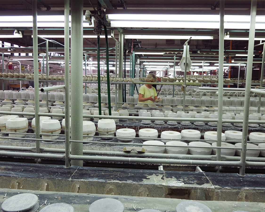 Gießerei im Kahla Werk, Foto Giese