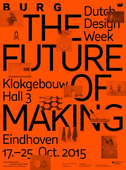 Faltblatt "The Future of Making" , Gestaltung: Wolfgang Hückel