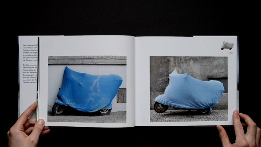 Buch „Ansichtssache“, 2012; 25 x 21,5 x 1,3cm; 60 Seiten, Ausschnitt S. 10/11