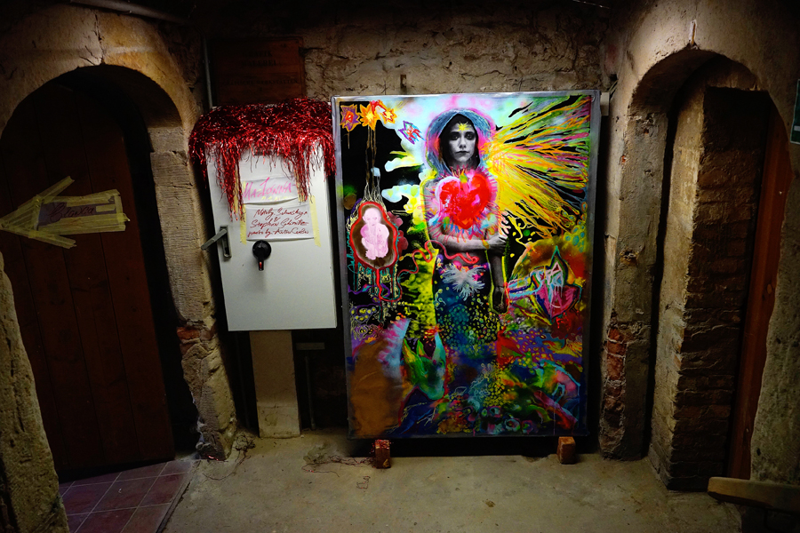 Ausstellung "Frosch und Madonna". Foto: Sarah Pschorn