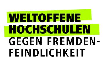Logo der Aktion „Weltoffene Hochschulen – Gegen Fremdenfeindlichkeit“