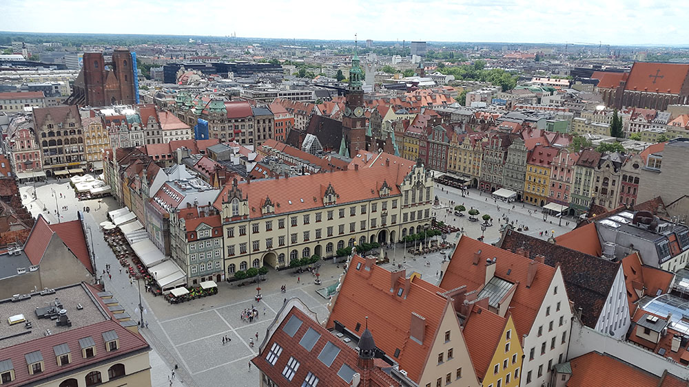 Marktplatz, vom Dom herab