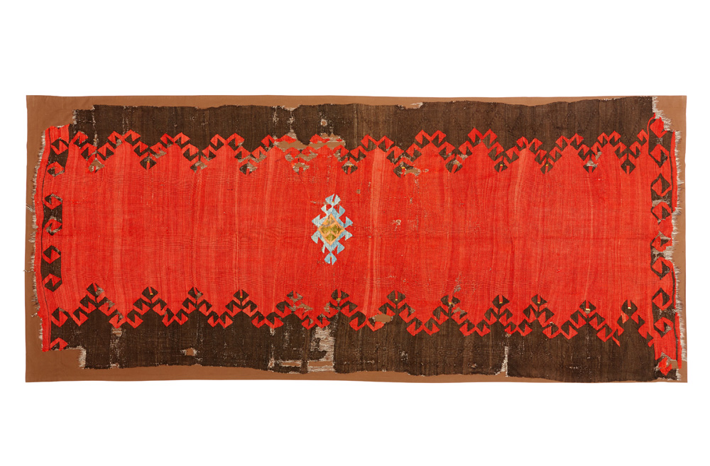 Kelim aus Westanatolien, Mitte 19. Jahrhundert, ca. 147 x 347 cm
