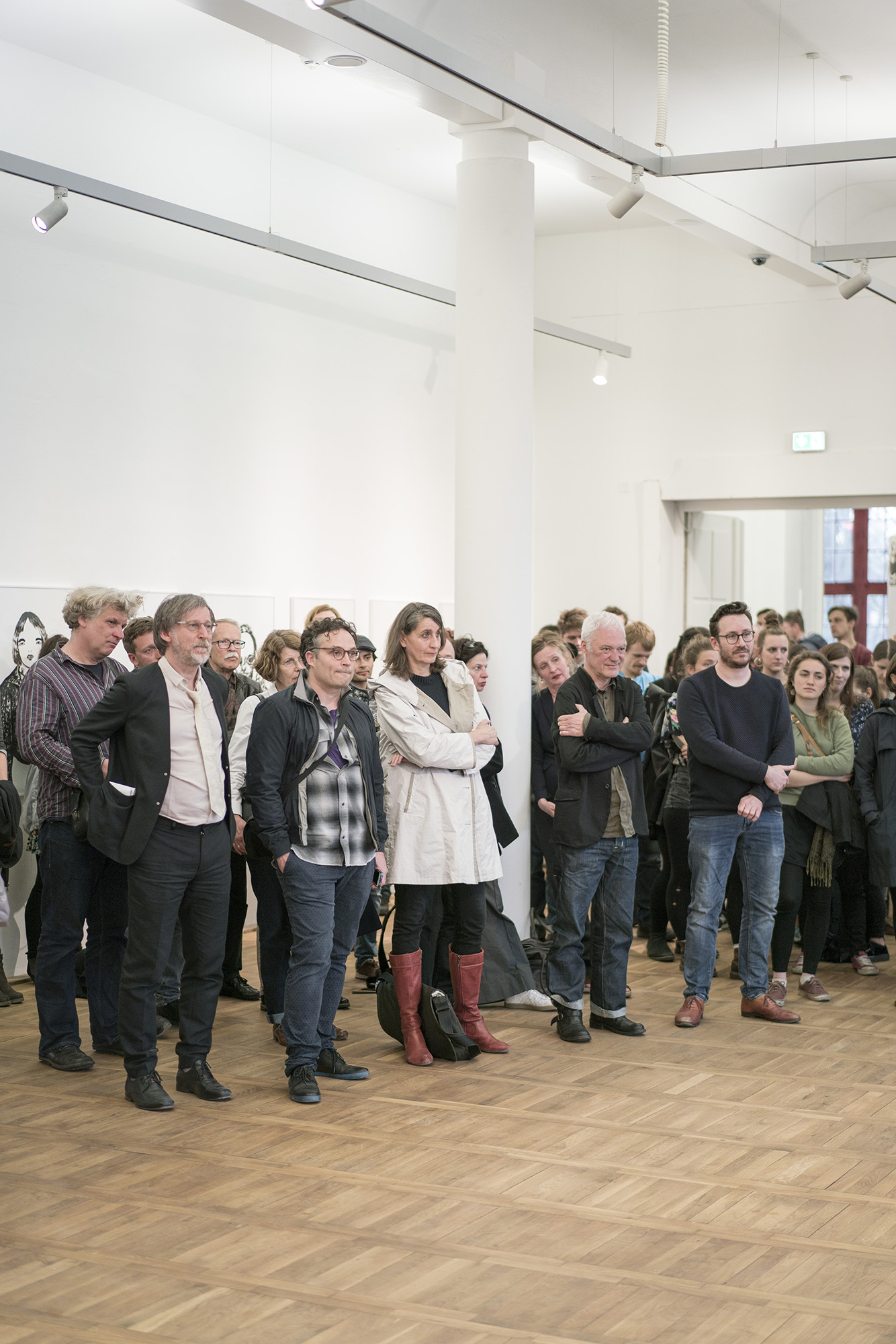 Ausstellungseröffnung Fassadenschwindel, Foto: Etienne Dietzel
