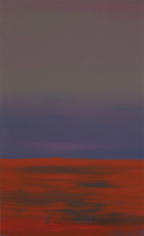 o.T., 2016, Pigmentfarbe auf Leinwand, 155 x 95 cm