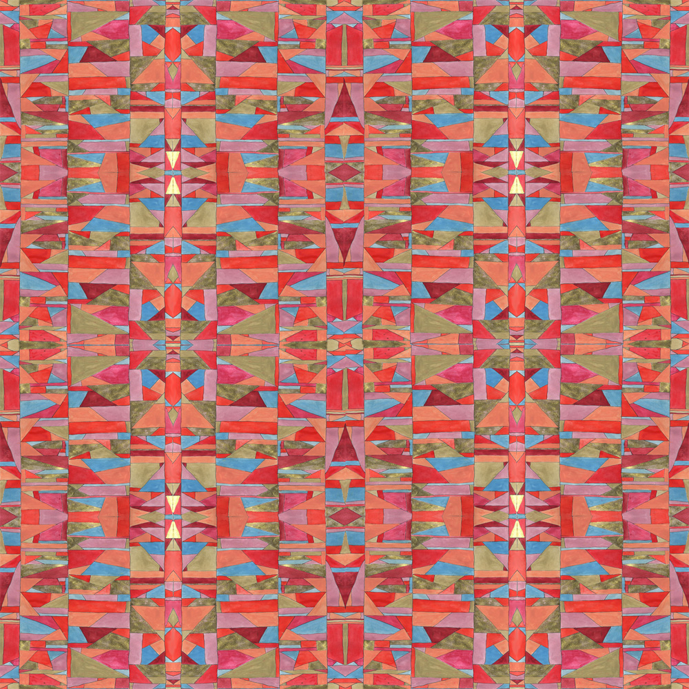 Desen I , 2014, Wasserfarbe, 40 x 40 cm