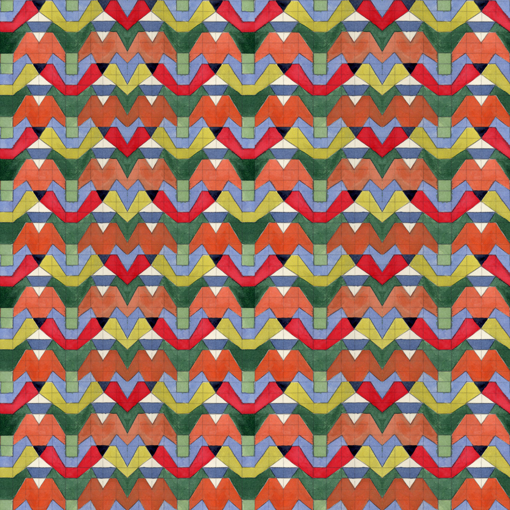 Desen III , 2014, Wasserfarbe, 40 x 40 cm