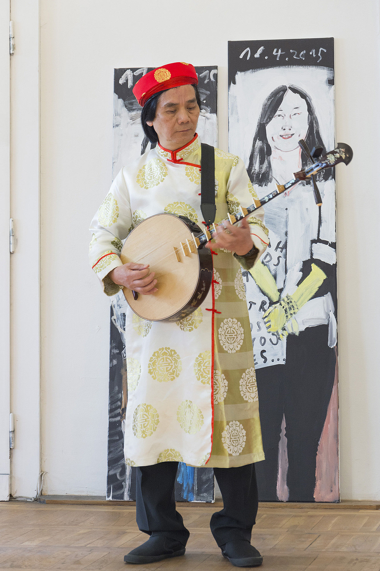 Ein Mitglied des "Lotus Ensembles"; Foto: Etienne Dietzel