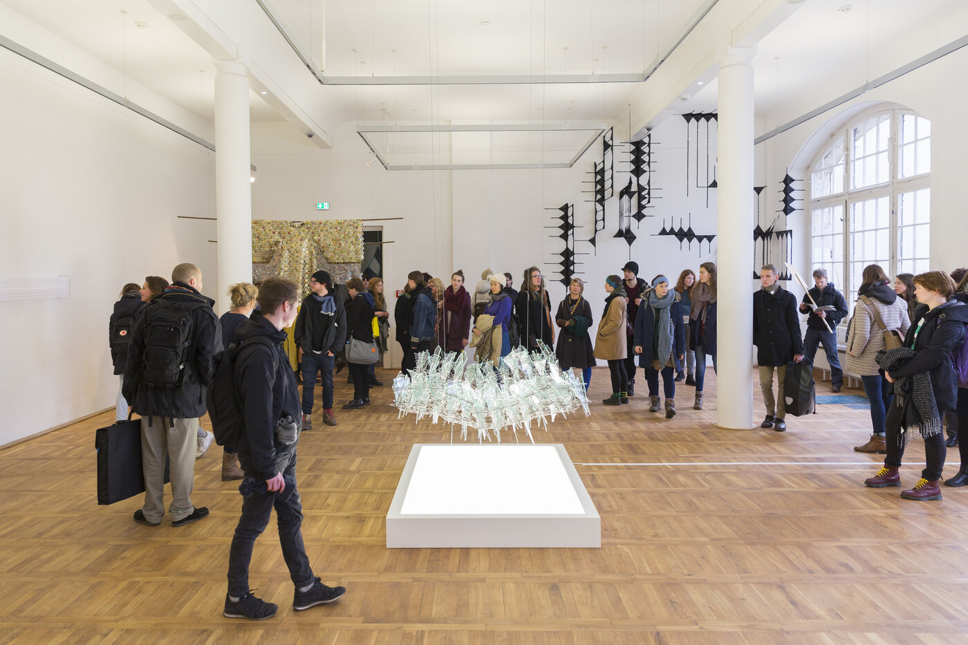 In der Ausstellung.Foto: Max Mendez´