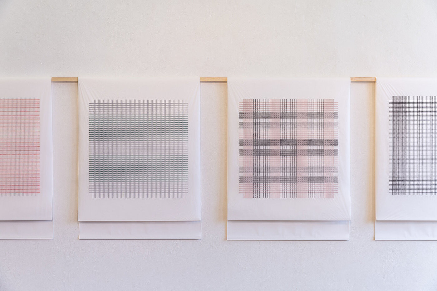 Ausschnitt der "F/Serie VI (#1-#7)" von Linda Grüneberg; Foto: Max Méndez