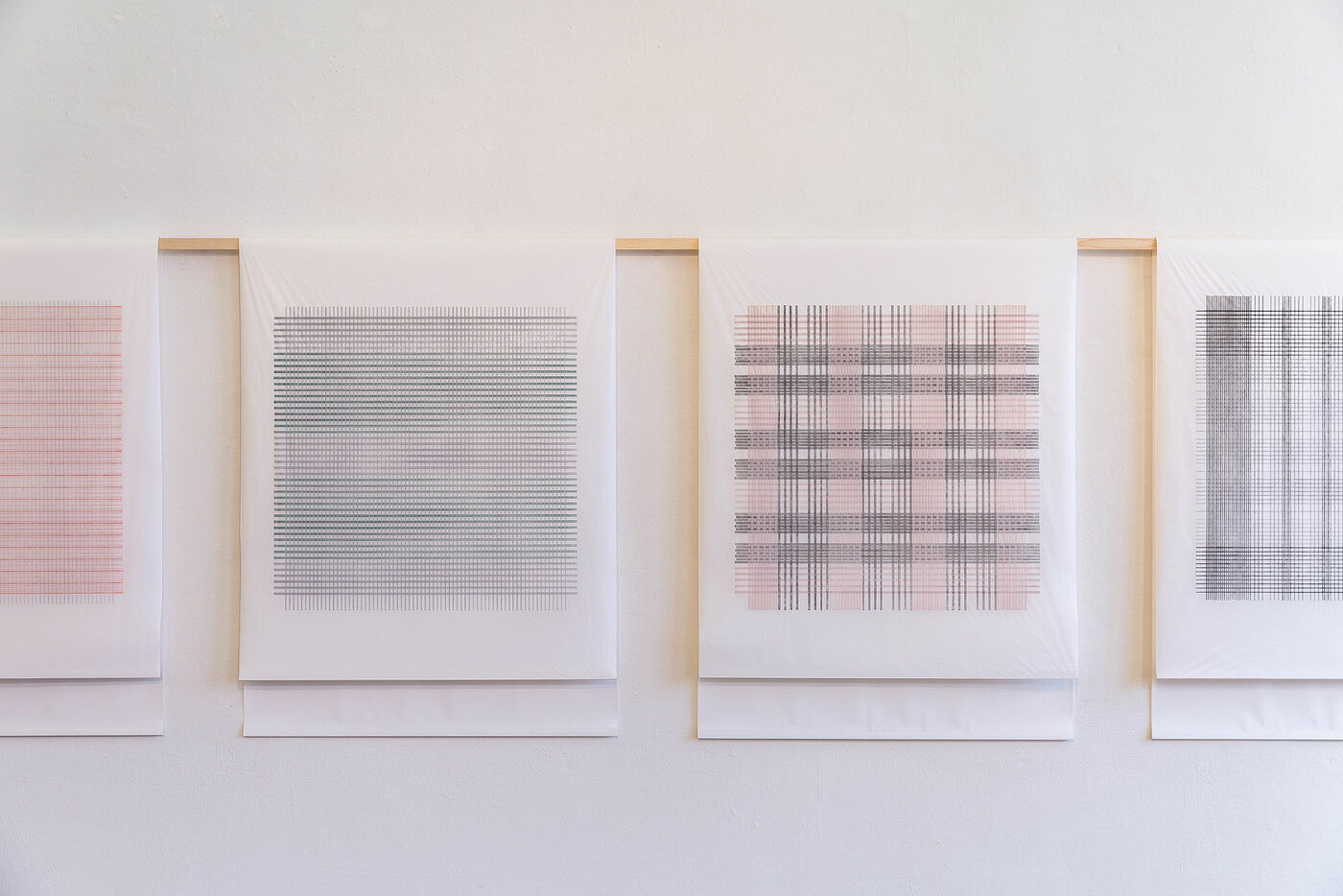 Ausschnitt der "F/Serie VI (#1-#7)" von Linda Grüneberg; Foto: Max Méndez