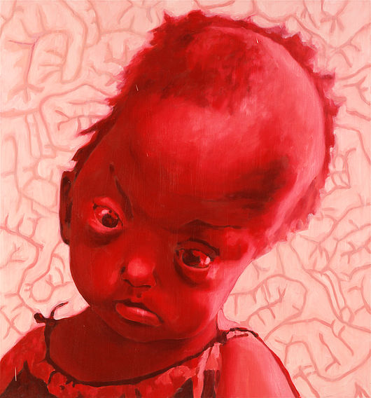 Xuan Huy Nguyen, „Gehirnlandschaft“, Öl auf Leinwand, 150 x 120 cm, 2002