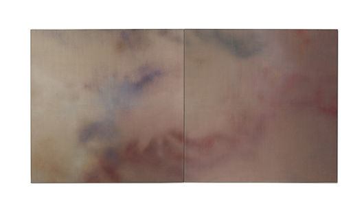 Beate Slansky, „Peintures pour franchir le seuil IV“, Acryl auf Leinwand, 200 x 400 cm, 2008