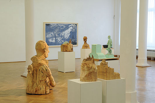 Bruno Raetsch: Ausstellung „Wandertag“ in der Hochschulgalerie im Volkspark Halle, Foto: Wieland Krause