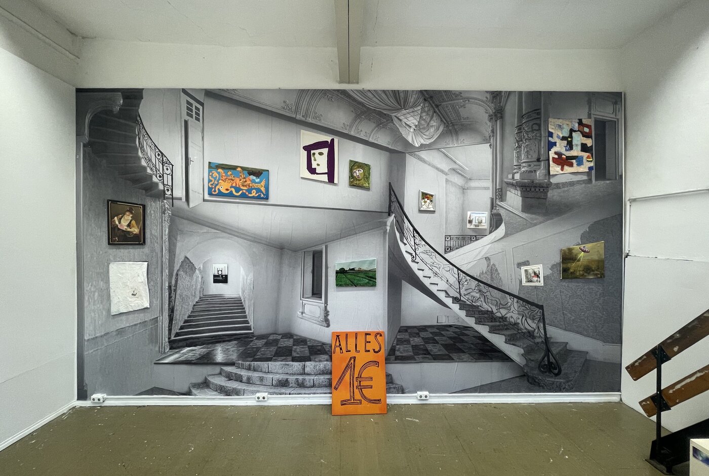 "Palimpsest", ausgestellt während der Jahresausstellung 2025