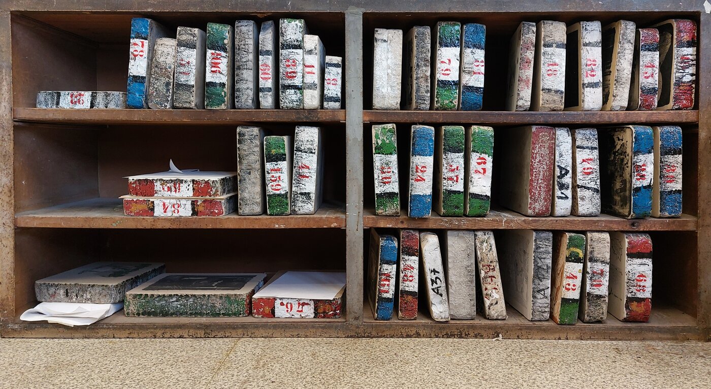 Regal-Lithographie / Bild: Philipp Haucke