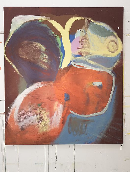 wenn schweine fliegen, 2017, Acrylfarbe auf Leinwand, 150 x 130 cm