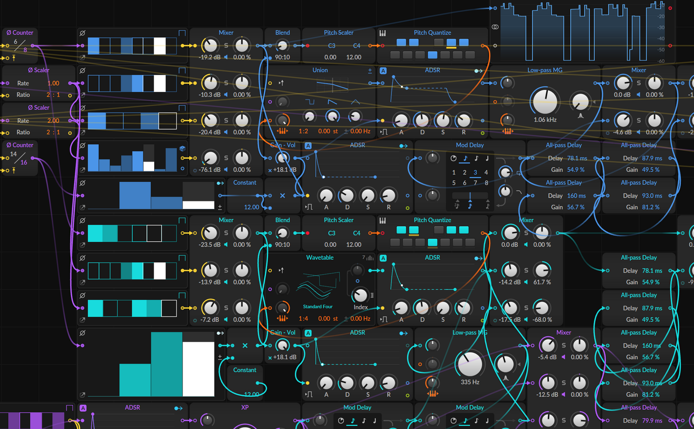 Patch in Bitwig Studios »The Grid«