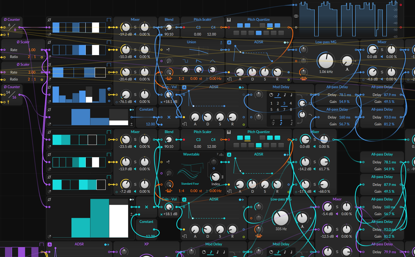 Patch in Bitwig Studios »The Grid«