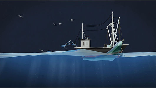 Screenshot aus dem Film „Überfischung der Meere“ von Uli Streckenbach