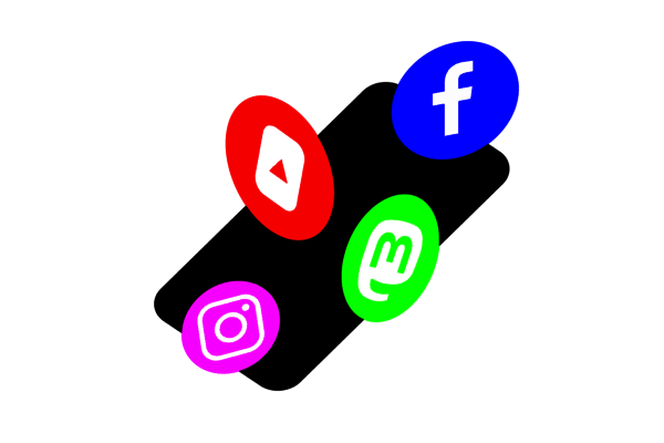 Hier ist das Symbol für die Kategorie "Social Media" zu sehen. 