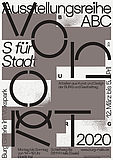 "vor_Ort" Ausstellung in der Burg Galerie im Volkspark vom 12.03-5.04.2020, Gestaltung Plakat: Marcus Wachter und Miriam Humm