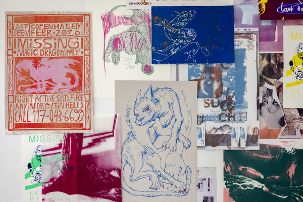 "Gesuch!" Ausstellung der Grafikklasse in Kopenhagen, Februar–April 2026, Foto: Malle Madsen
