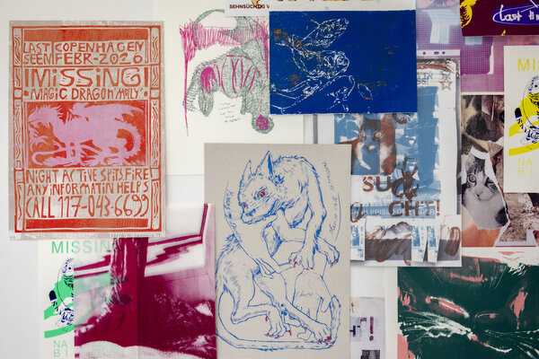 "Gesuch!" Ausstellung der Grafikklasse in Kopenhagen, Februar–April 2026, Foto: Malle Madsen