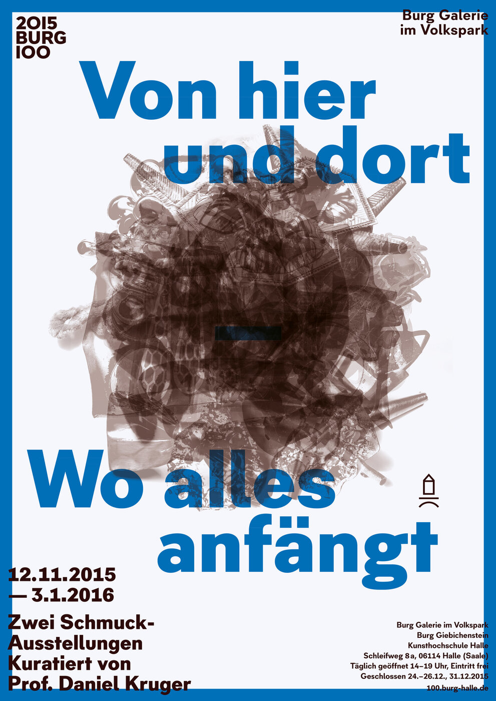Plakat „Von hier und dort / Wo alles anfängt“