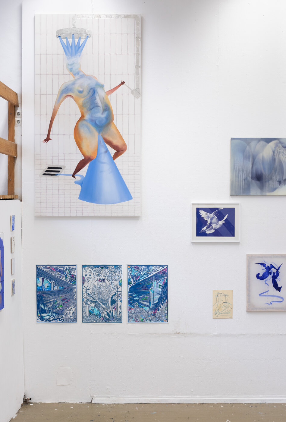 Ausstellung JacquardBLAU