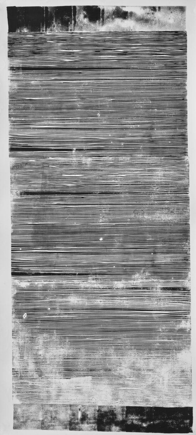 Hørizonten_Linoprint_auf_Papier_180_x_75_cm__2018