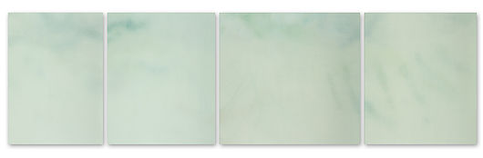 Beate Slansky, „Peintures pour franchir le seuil II“, Acryl auf Leinwand, 183 x 520 cm, 2007