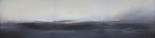 Sebastian Herzau, „Still (L001/3)“, Öl auf Leinwand, 180 x 720 cm (3 Teile), 2012, Foto: Phillip Hiersemann
