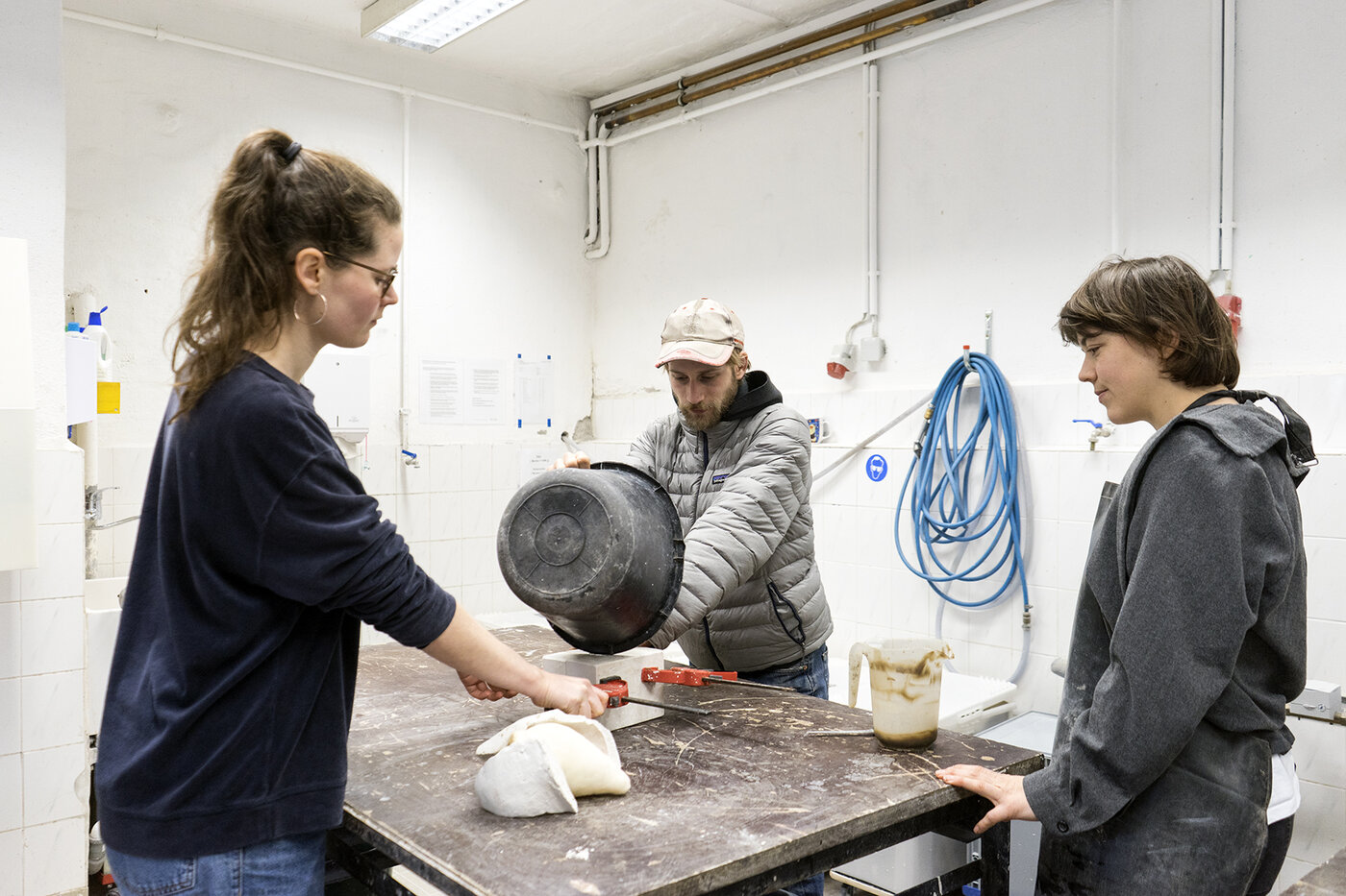 Formenbau in der Glaswerkstatt