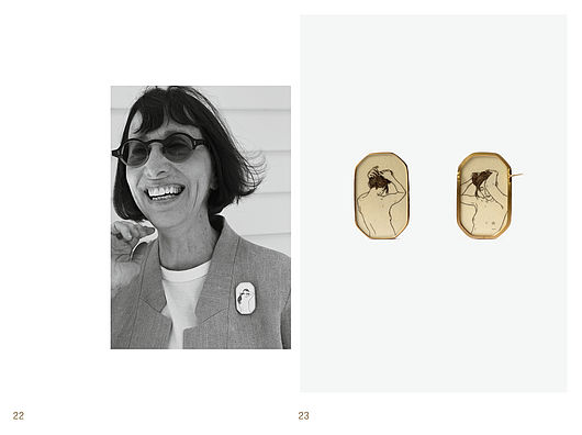 Melanie Bilenker: Brosche „Pin“. Fotos: Sienna Patti Contemporary